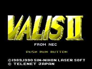 Screenshot Thumbnail / Media File 1 for Valis II [U][CD][TGXCD1006][Telenet Japan][1990][PCE]